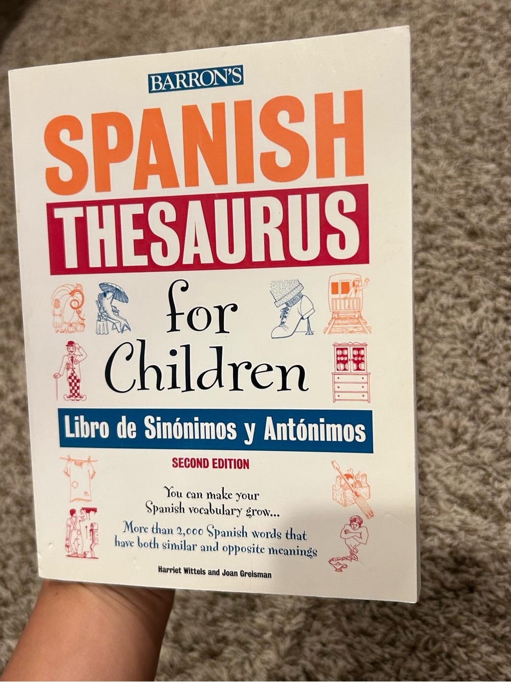 Spanish Thesaurus for Children - White/Orange